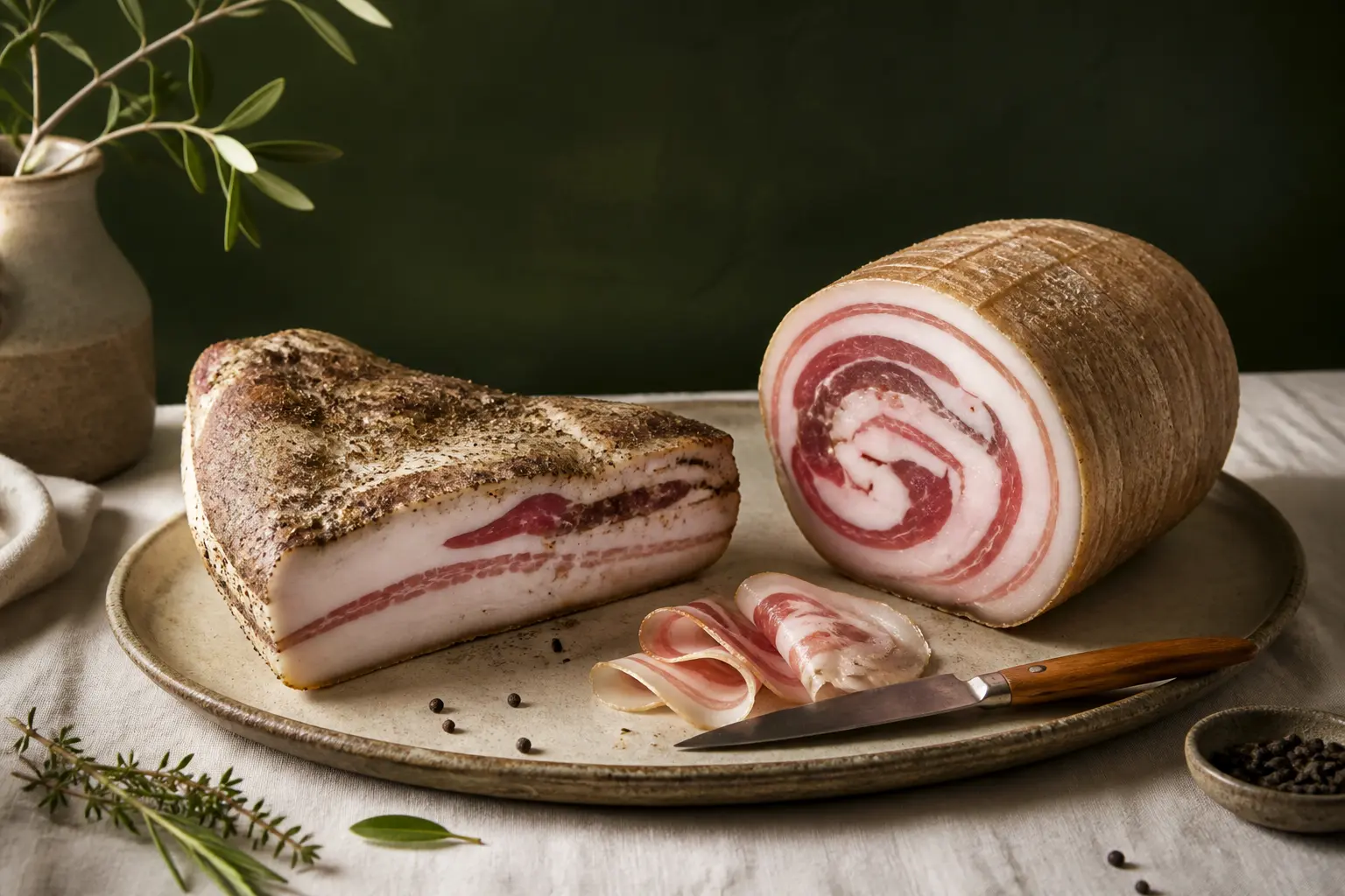 Guanciale ou pancetta : quelles différences ?