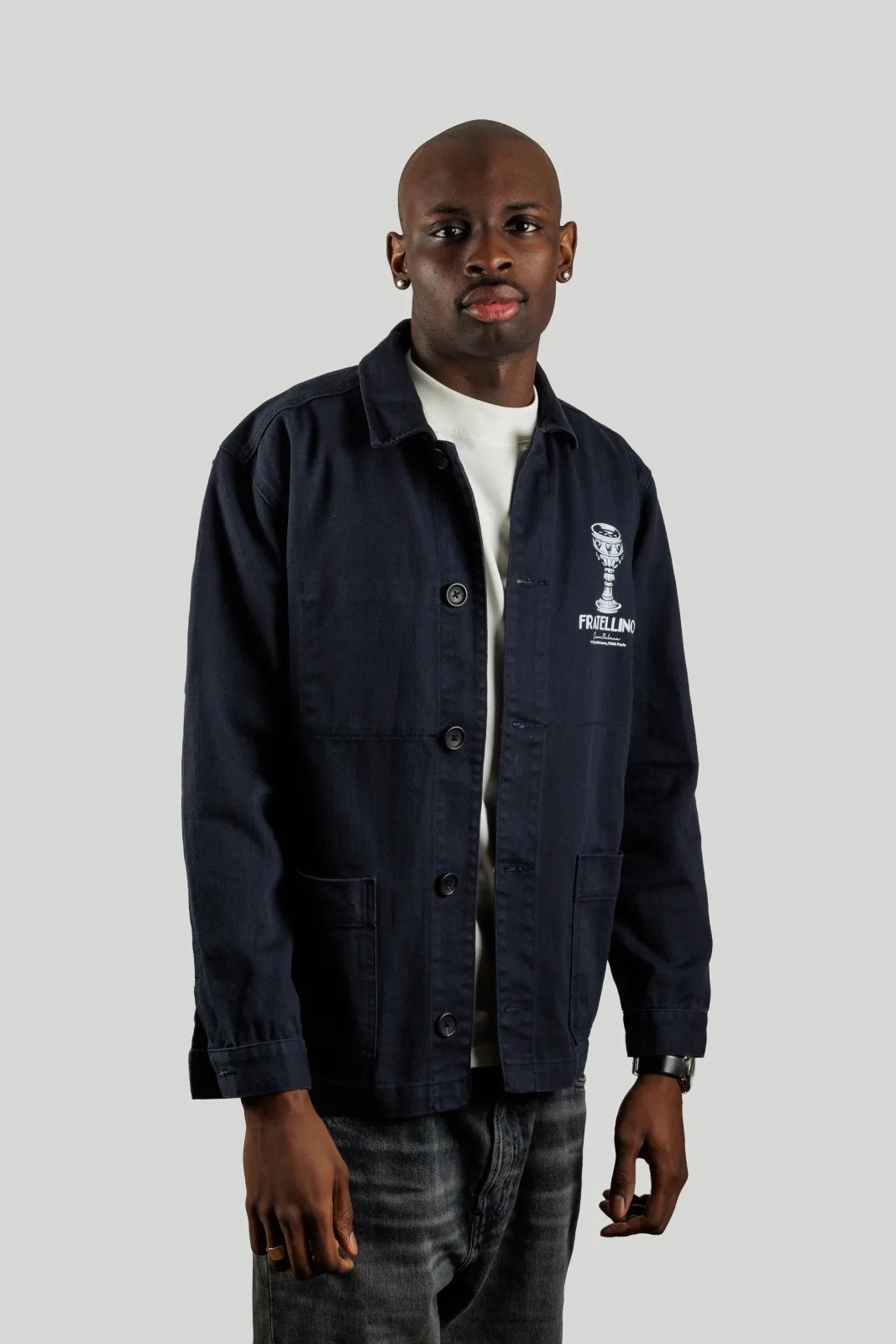 Veste bleu de travail