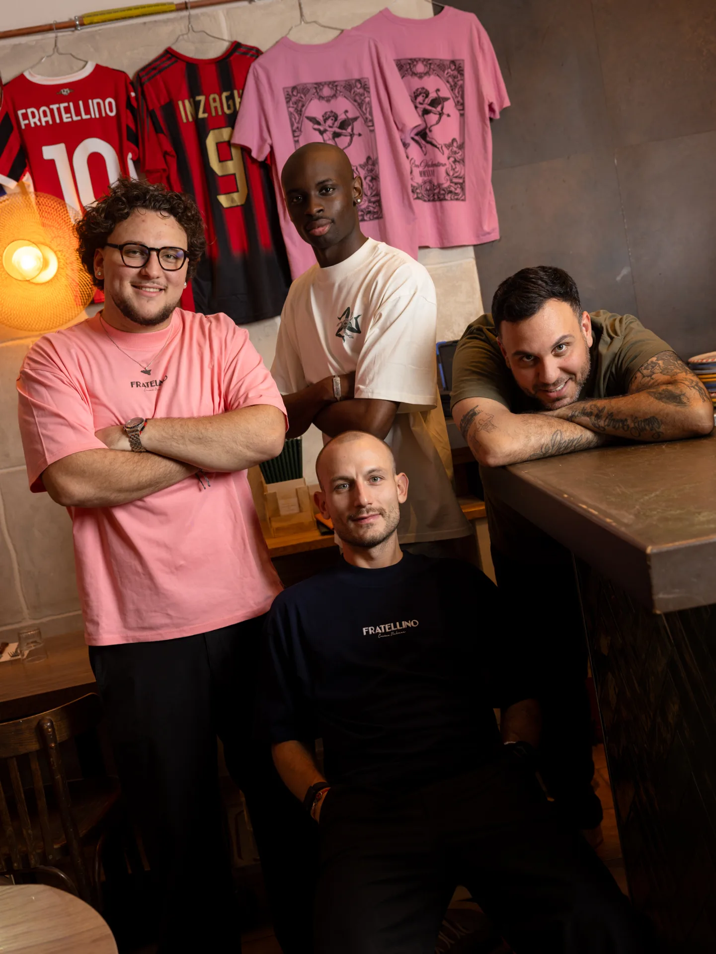 La squadra Fratellino al banco