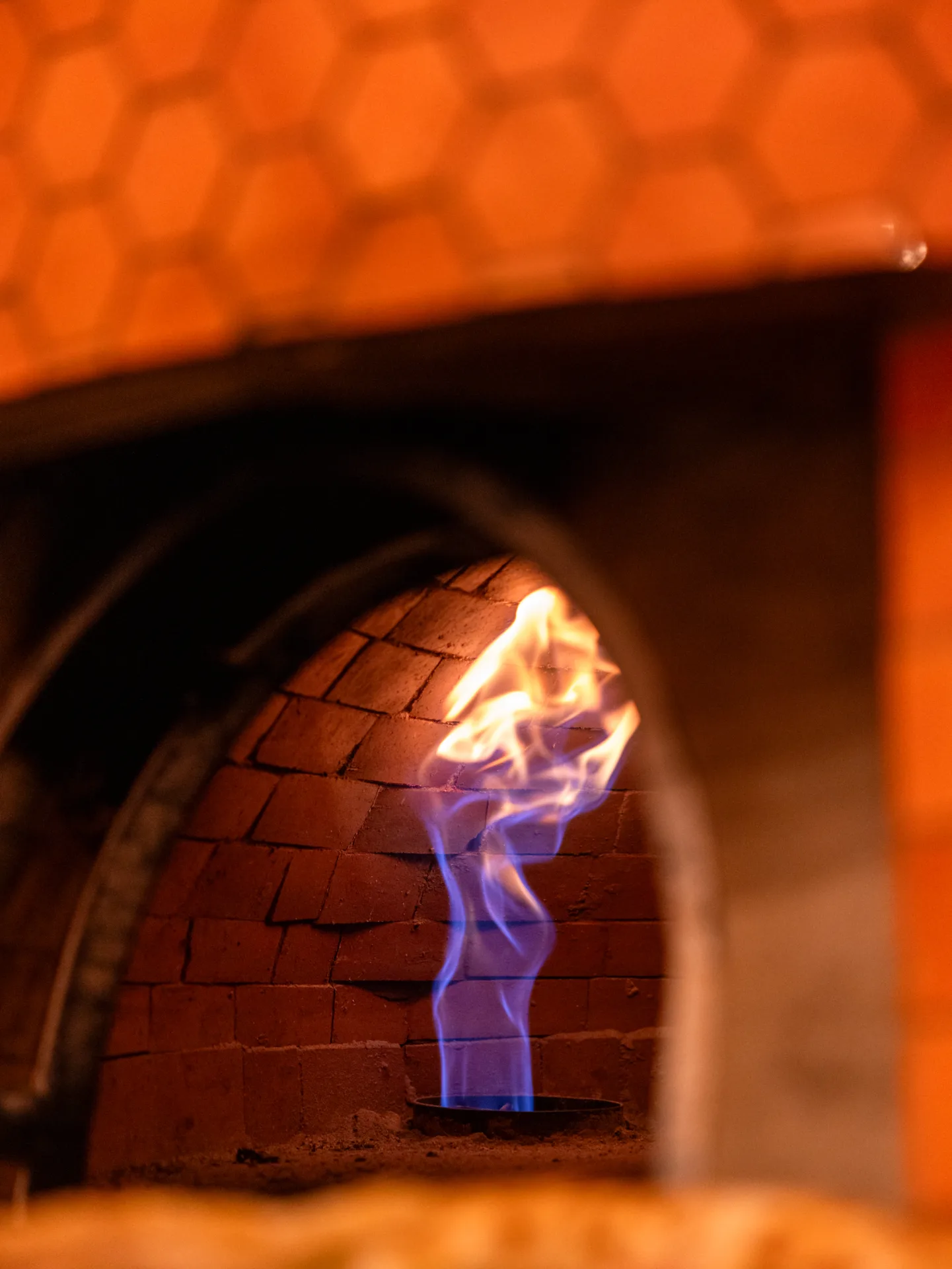 La fiamma del forno per pizza Fratellino