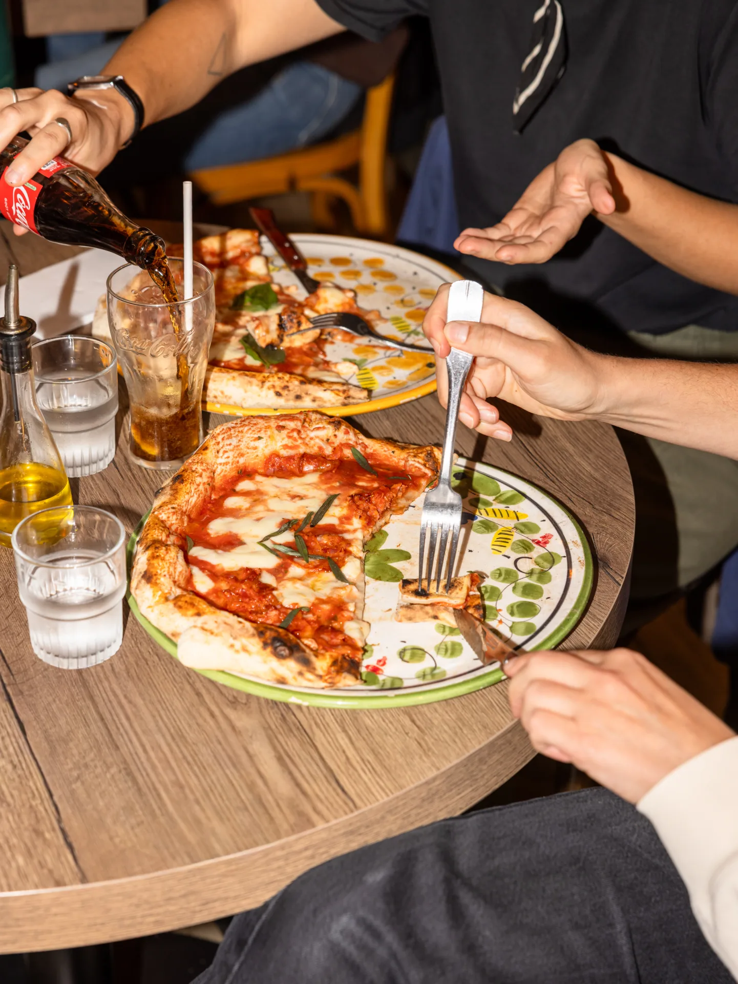Pizze da condividere a tavola