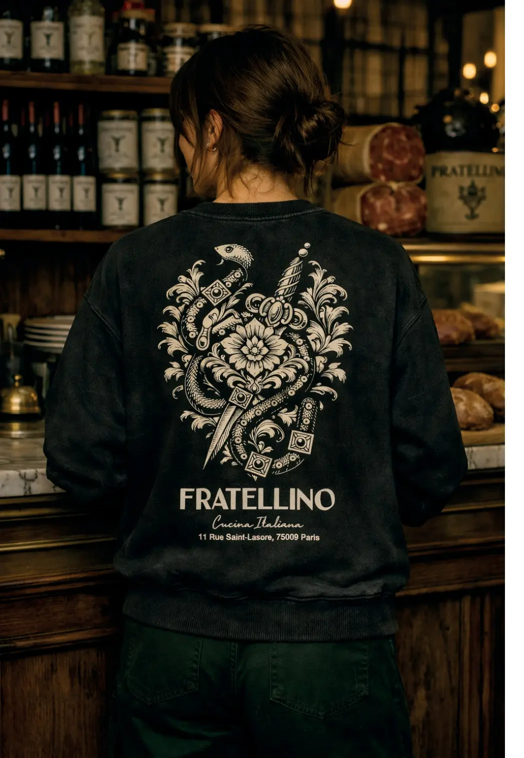 Sweat Ornamento porte