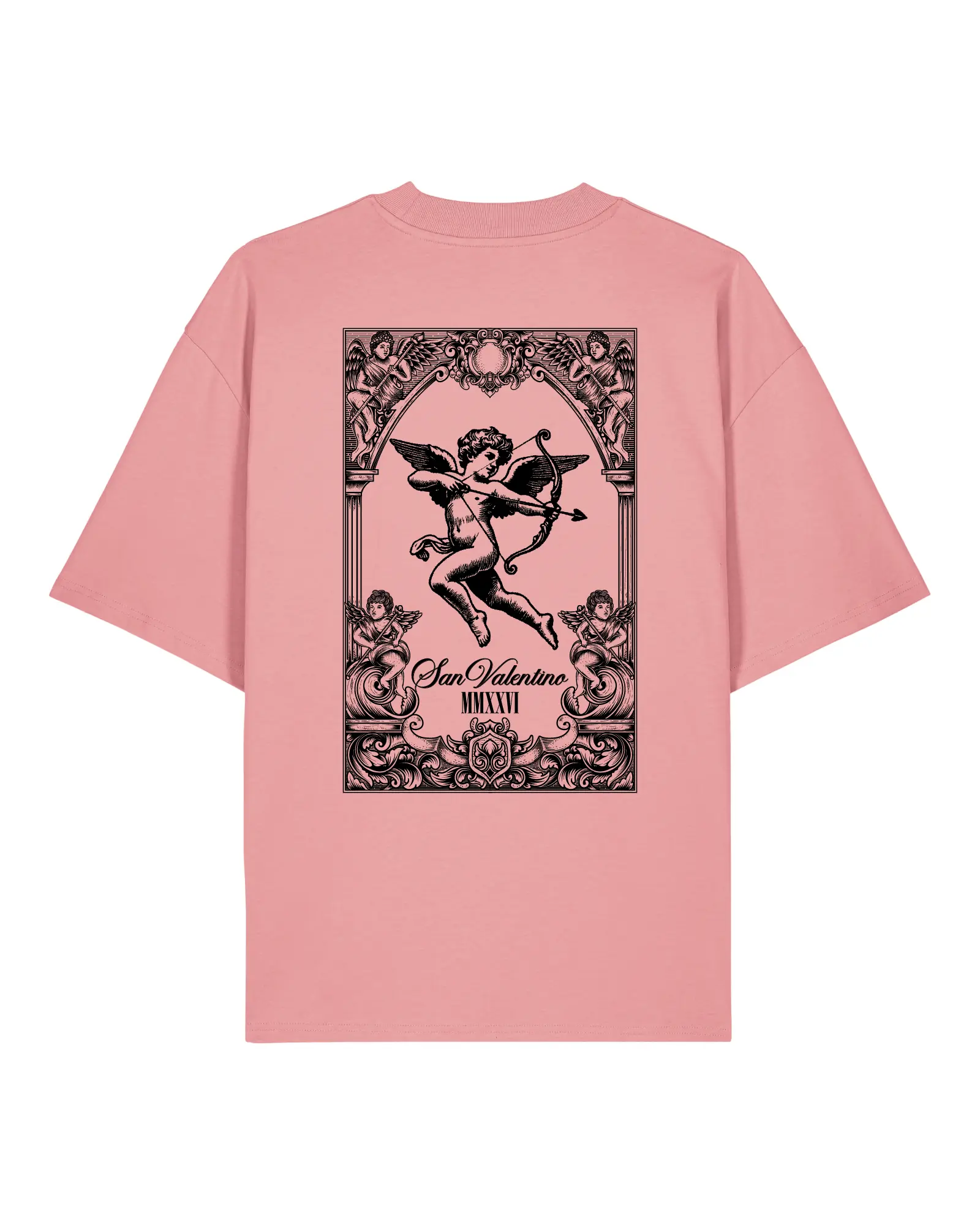 T-shirt San Valentino rose dos
