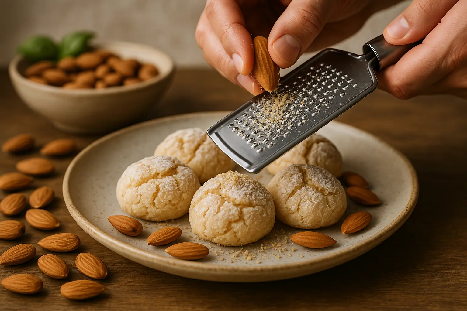 Amandes d’Avola sur fond de paysages siciliens
