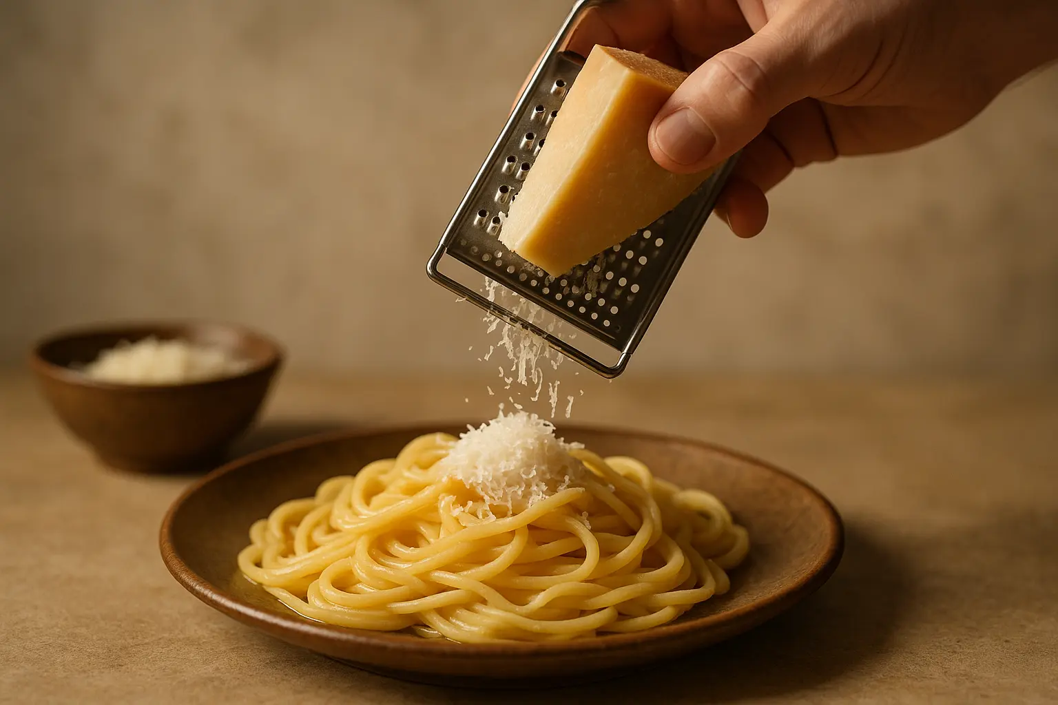 Une meule de Parmigiano Reggiano en cave d’affinage