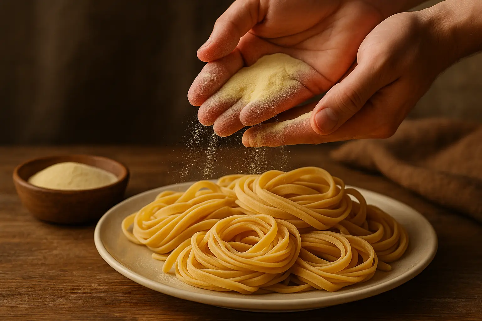 Semola di grano duro, farine jaune dorée pour pâtes italiennes
