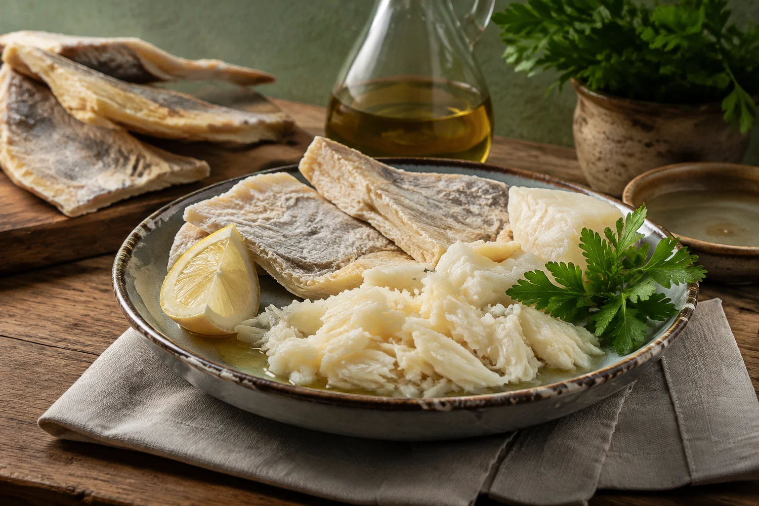 Stoccafisso, cabillaud séché traditionnel italien